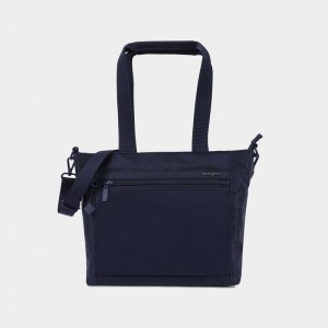 Hedgren Zoe Women's Tote Bags Dark Blue | CZC7492OE